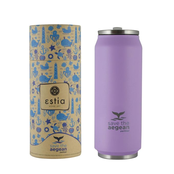 COFFEE CUP 500ML PURPLE ΜΑΤΤΕ SAVE AEGEAN