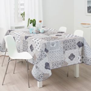 ΤΡΑΠΕΖ-ΛΟ 150X180CM ΑΛΕΚΙΑΣΤΟ ΣΧ. ORCHIDEA GREY 100% POL.