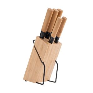 ΜΑΧΑΙΡΙΑ + ΒΑΣΗ 5ΤΕΜ. BAMBOO ESS. ΑΝΟΞ.