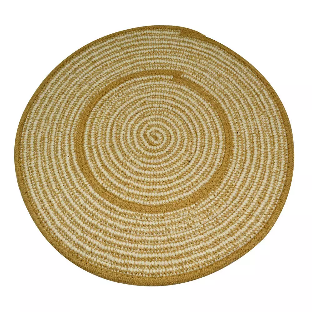 ΣΟΥΠΛΑ ΣΤΡΟΓΓΥΛΟ COTTON ROPE ΑΣΠΡΟ-ΜΠΕΖ ΛΑΒΥΡΙΝΘΟΣ 40ΕΚ.ANKOR