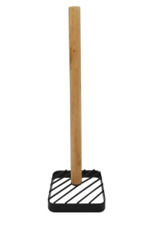 ΒΑΣΗ ΧΑΡΤΙΟΥ ΜΑΥΡΗ ΜΕΤΑΛΙΚΗ + ΞΥΛΟ (14X14X31,5)