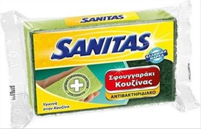 ΣΦΟΥΓΓΑΡΑΚΙ ΚΟΥΖΙΝΑΣ ΑΝΤΙΒ-ΙΑΚΟ SANITAS