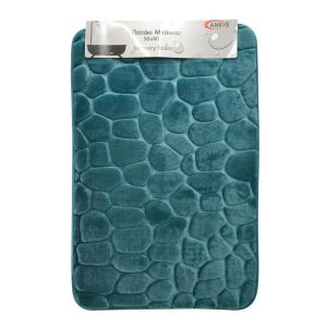 ΠΑΤΑΚΙ ΜΠΑΝΙΟΥ MEMORY FOAM ΠΕΤΡΟΛ ΜΕ PVC 50X80ΕΚ.ANKOR