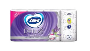 ΧΑΡΤΙ ΥΓΕΙΑΣ ZEWA DELUXE 8ΡΟΛΑ 3ΦΥΛΛΟ ΛΕΒΑΝΤΑ