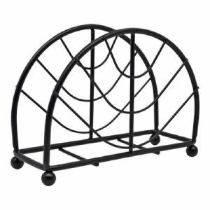 ΧΑΡΤΟΠΕΤΣΕΤΟΘΗΚΗ ΜΕΤΑΛΙΚΗ ΜΑΥΡΗ ΜΑΤ (13,5X5X10,5)