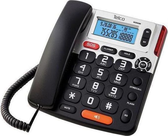 ΤΗΛΕΦΩΝΟ TELCO GCE 6266 BIG BUTTON ΜΕ CALLER ID