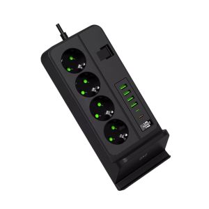 ΠΟΛΥΠΡΙΖΟ 4 ΘΕΣΕΩΝ ΜΕ ΘΥΡΕΣ USB - KOS-27011EU - 270117