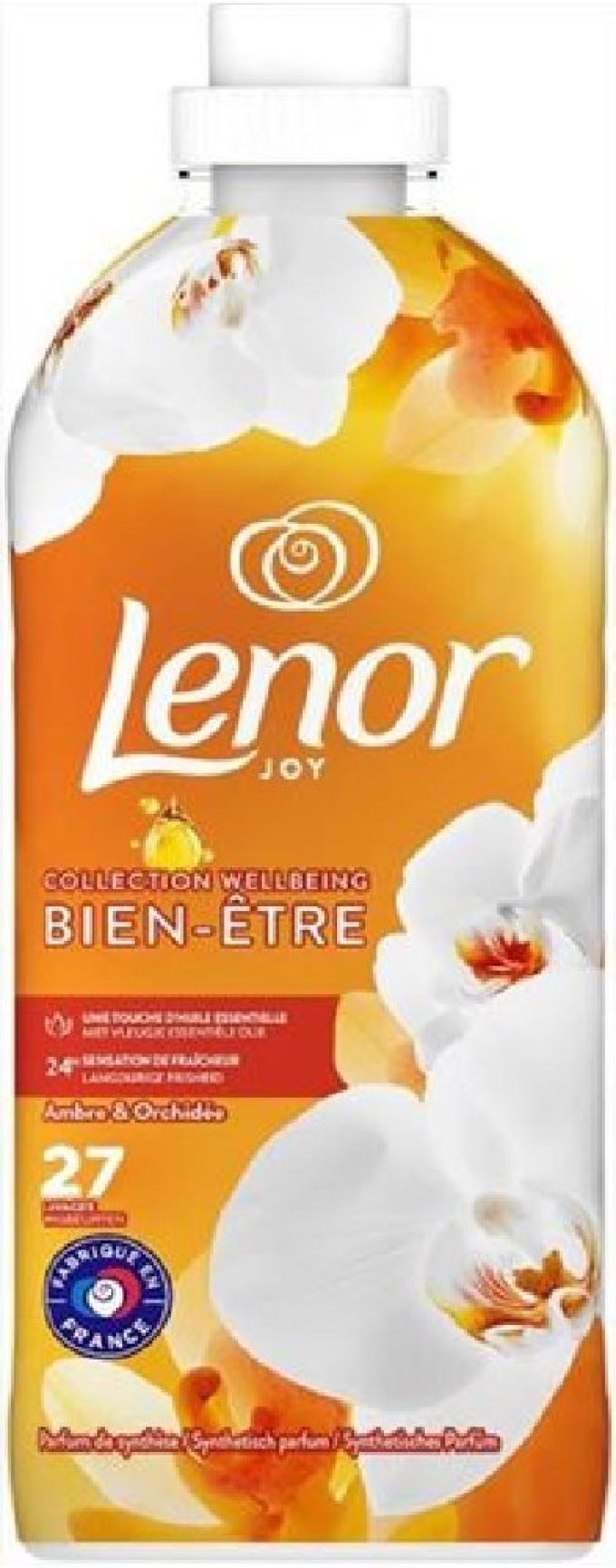 ΥΓΡΟ ΜΑΛΑΚΤΙΚΟ LENOR ΚΕΧΡΙΜΠΑΡΙ & ΟΡΧΙΔΕΑ 567ML 27ΜΕΖ