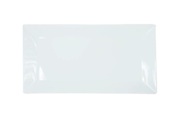 ΠΙΑΤΕΛΛΑ ΟΡΘΟΓΩΝΙΑ ΛΕΥΚΗ 36.5×15.5CM