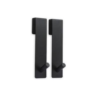 ΚΡΕΜΑΣΤΡΑΚΙ ΚΑΜΠΙΝΑΣ ΜΠΑΝΙΟΥ ΜΟΝΟ ΜΑΥΡΟ ΣΕΤ 2ΤΕΜ.