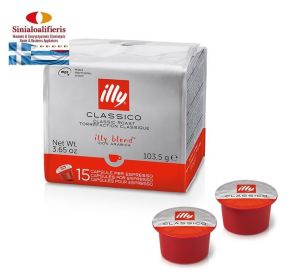 ΚΑΨΟΥΛΕΣ ESPRESSO ILLY CLASSICO 15ΤΕΜ. MITICA (ΕΚΤΠ. -5%6ΑΔΑ)