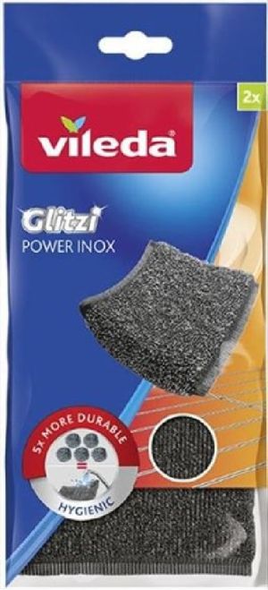 ΣΦΟΥΓΓΑΡΑΚΙ ΚΟΥΖΙΝΑΣ VILEDA 2ΤΜΧ GLITZI POWER INOX