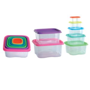 ΔΟΧΕΙΟ ΤΡΟΦΙΜΩΝ ΤΕΤΡΑΓΩΝΑ ΣΕΤ 7ΤΕΜ.