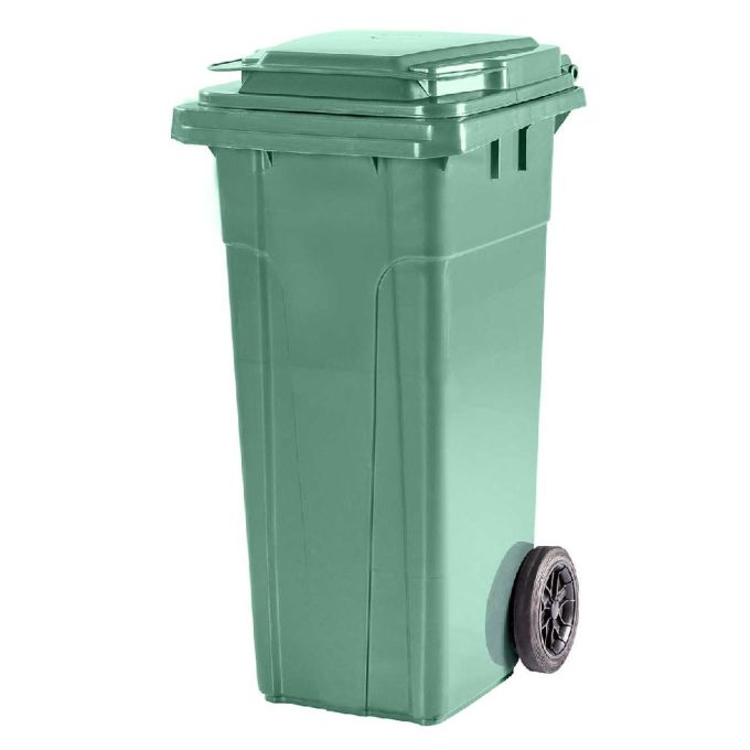 ΚΑΔΟΣ ΑΠΟΡΡ-ΤΩΝ ΠΛΑΣΤΙΚΟΣ 120LIT ΜΕ ΡΟΔΕΣ