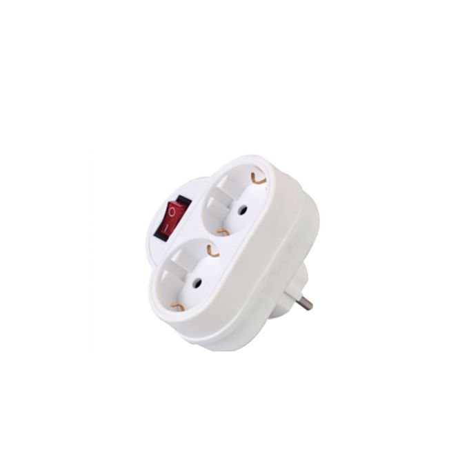 ADAPTOR ΣΟΥΚΟ 1X2 ΜΕ ΔΙΑΚΟΠΤΗ