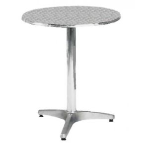 ΤΡΑΠΕΖΙ ΑΛΟΥΜΙΝΙΟΥ ΣΤΡΟΓΓΥΛΟ Φ60 3 ΠΟΔΙΑ (ΕΚΠΤ.-25)