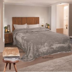 KOYBEPTA ΜΟΝΗ 150X220 MONOXP.ΒΕΛΟΥΤΕ MAYA GREY 490GR