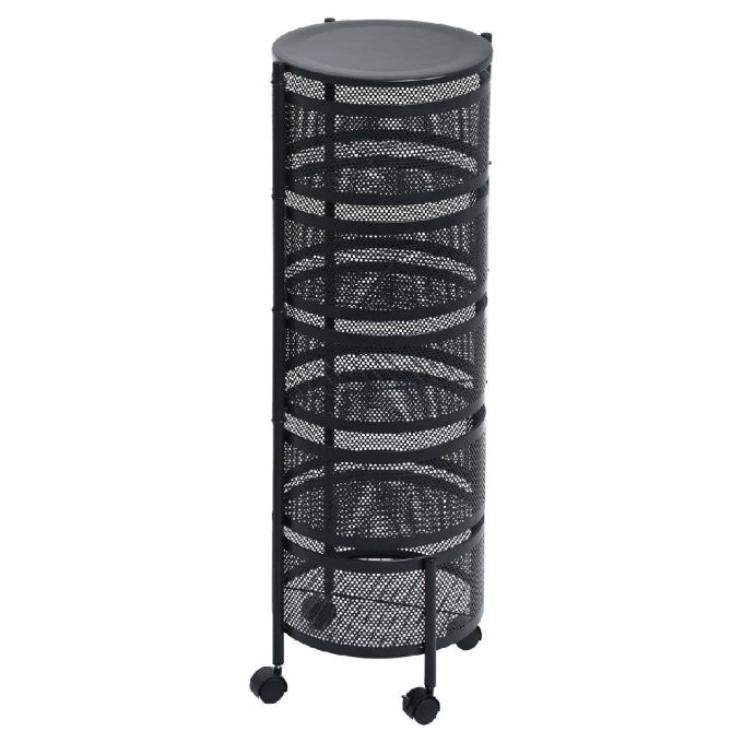 ΤΡΟΛΕΙ ΑΠΟΘΗΚΕΥΣΗΣ ΜΕΤΑΛΛΙΚΟ ΜΕ 5 ΣΥΡΤΑΡΙΑ ΜΑΥΡΟ