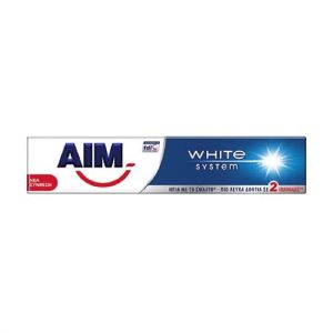 ΟΔΟΝΤΟΚΡΕΜΑ AIM WHITE SYSTEM 75ML