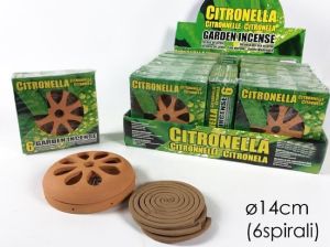 ΦΙΔΑΚΙ CITRONELLA ΜΕ ΠΗΛΙΝΗ ΒΑΣΗ ΣΕΤ 6 ΤΜΧ ΤΜΧ