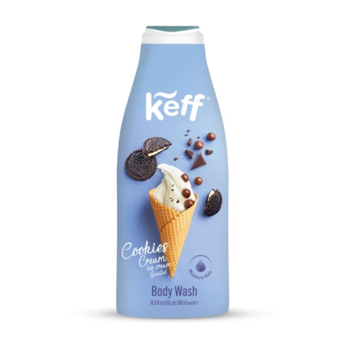 ΑΦΡΟΛΟΥΤΡΟ KEFF COOKIE CREAM 500ML