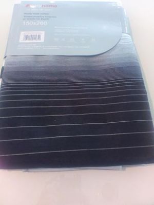 ΚΟΥΡΤΙΝΑ ΕΤΟΙΜΗ ΤΡΟΥΚΣ & ΒΑΡΙΔΙ 150Χ260 SILK MULT ΓΚΡΥ/ΜΑΥΡΟ