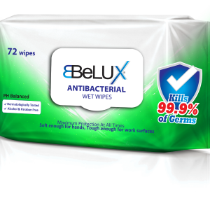 ΜΑΝΤΗΛΑΚΙΑ ΑΝΤΙΒΑΚΤΗΡΙΔΙΑΚΑ BELUX ANTI-BACTERIAL WET WIPES 72PK