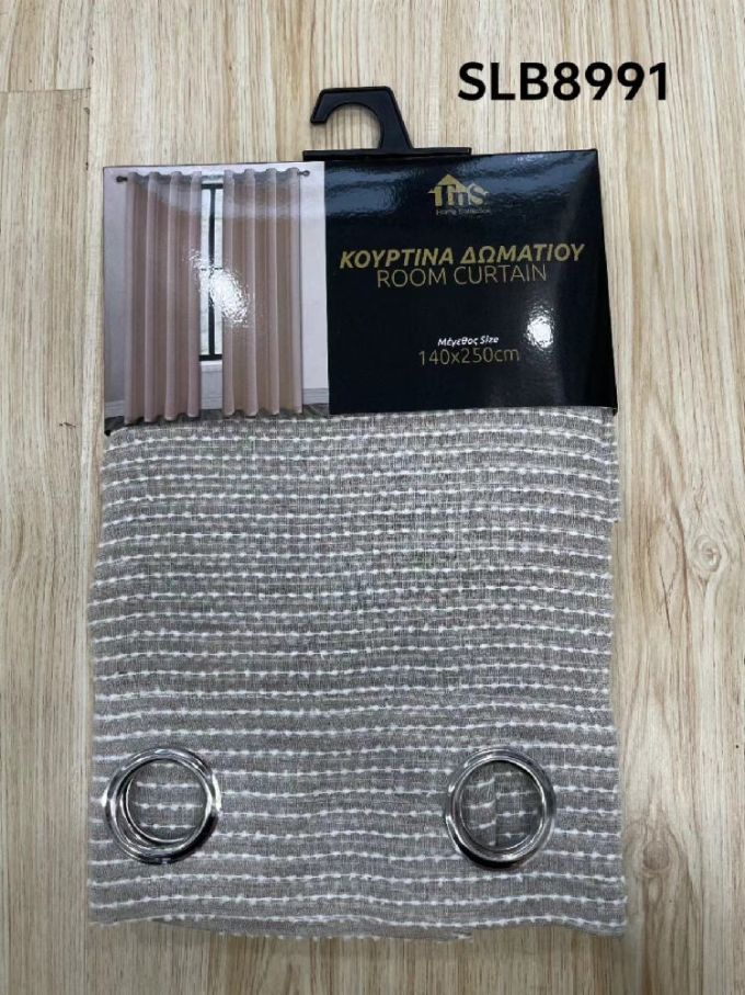 ΚΟΥΡΤΙΝΑ ΕΤΟΙΜΗ ΜΕ ΤΡΟΥΚΣ 140Χ250 4ΧΡΩΜΑΤΑ