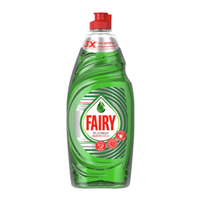 ΥΓΡΟ ΠΙΑΤΩΝ FAIRY PLATINUM QUICKWASH 654ML | MARKET4U