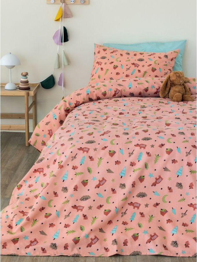 ΠΑΠΛΩΜΑΤΟΘΗΚΗ ΥΠΕΡΔ.240X250 FLANNEL BEAUTY FB0240 ΣΕΤ 3 PALAMAIKI