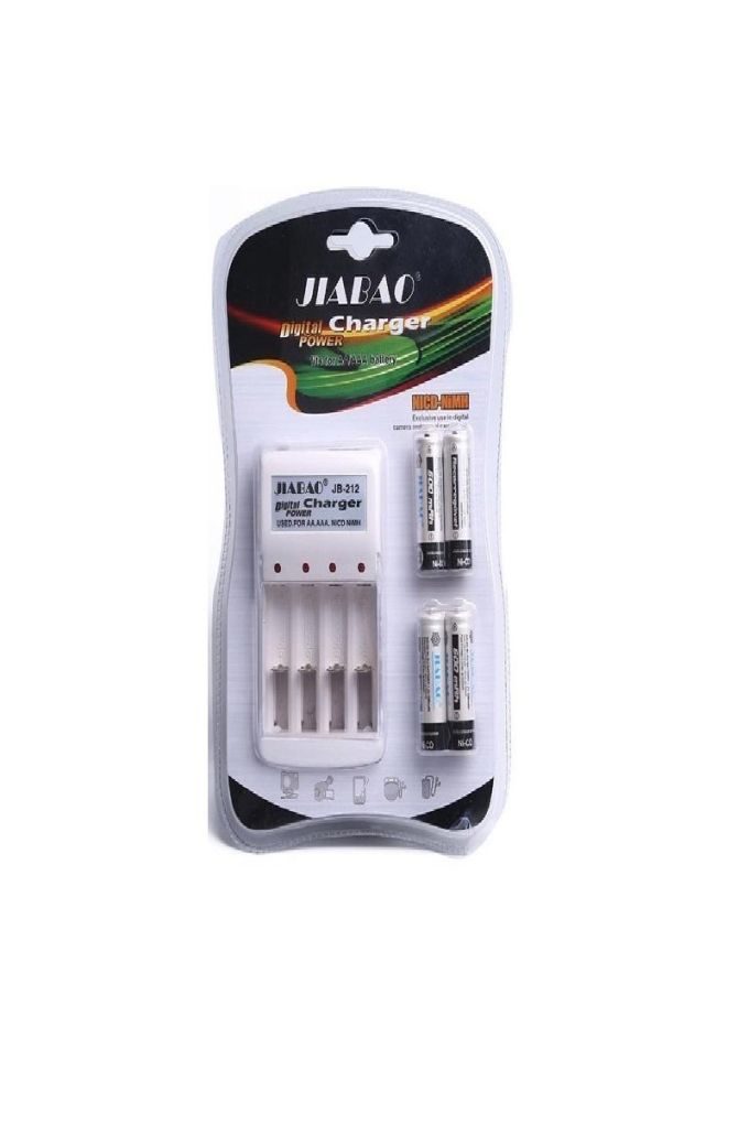 ΣΕΤ ΦΟΡΤΙΣΤΗΣ ΜΠΑΤΑΡΙΩΝ ΚΑΙ 4Χ ΜΠΑΤΑΡΙΕΣ 600MAH – A-613 – JIABAO – 700708