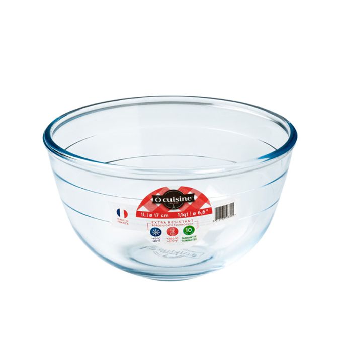 ΜΠΩΛ ΠΥΡΑΝΤΟΧΟ PYREX ΓΥΑΛΙΝΟ ΑΝΑΜΕΙΞΗΣ 3LT CUISINE