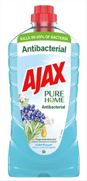 ΥΓΡΟ AZAX ΠΑΤΩΜΑΤΟΣ 1LT ΑΝΤΙΒΑΚΤΗΡΙΔΙΑΚΟ ELDERFLOWER Χ12ΚΙΒ.