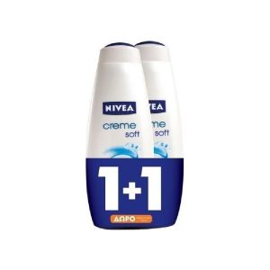 ΑΦΡΟΛΟΥΤΡΟ NIVEA CREME SOFT 750ML 1+1 ΔΩΡΟ