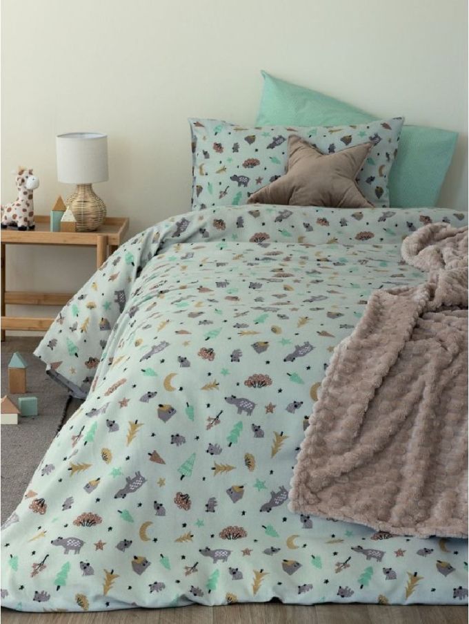 ΣΕΝΤΟΝΙΑ FLOUFI MONA 170X265 FF101 100% COTTON ΣΕΤ 3 PALAMAIKI