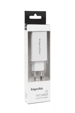 ΦΟΡΤΙΣΤΗΣ PUMP EXPRESS 2.0 ΜΕ ΚΑΛΩΔΙΟ MICROUSB 1M KRUGER&MATZ