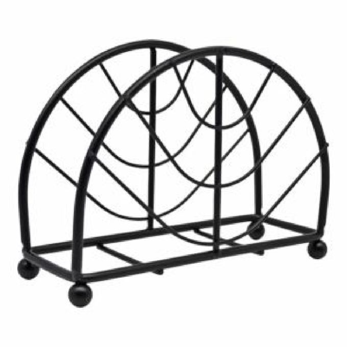 ΧΑΡΤΟΠΕΤΣΕΤΟΘΗΚΗ ΜΕΤΑΛΙΚΗ ΜΑΥΡΗ ΜΑΤ (13,5X5X10,5)