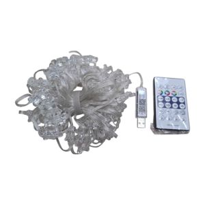 ΧΡΙΣΤΟΥΓΕΝΝΙΑΤΙΚΑ ΦΩΤΑ LED RGB ΜΕ USB - STARS - 10M - 66L - 272358