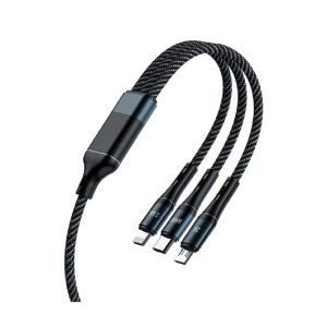 ΚΑΛΩΔΙΟ ΦΟΡΤΙΣΗΣ & DATA 3IN1 – FAST CHARGE – CL-972 – 1.2M – AWEI – 888155