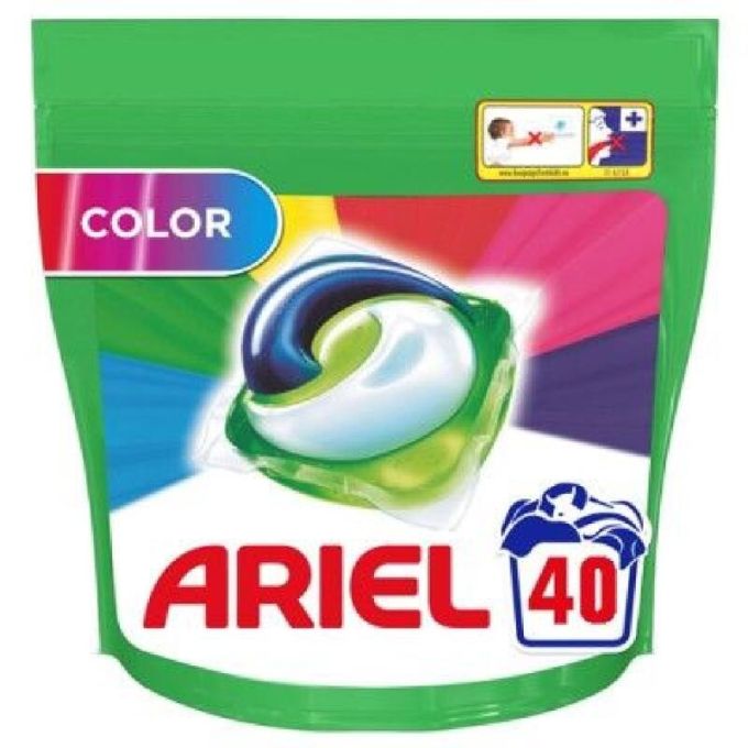 ΚΑΨΟΥΛΕΣ ARIEL ΥΓΡΕΣ ALL IN 1 PODS LENOR COLOR 40ΤΕΜ