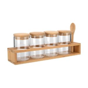 ΔΟΧΕΙΑ ΜΠΑΧ. ΓΥΑΛΙΝΑ ΣΕΤ 6 ΤΕΜ BAMBOO