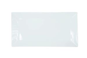 ΠΙΑΤΕΛΛΑ ΟΡΘΟΓΩΝΙΑ ΛΕΥΚΗ 36.5×15.5CM