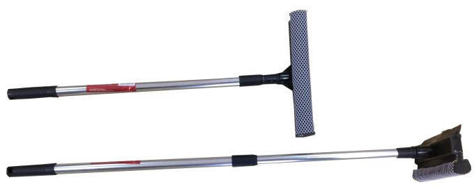 ΥΑΛΟΚΑΘΑΡΙΣΤΗΡΑΣ ΜΕ ΣΦΟΥΓΓΑΡΙ ΔΙΧΤΥ 25CM ΚΑΙ ΚΟΝΤΑΡΙ ΑΛΟΥΜΙΝΙΟΥ 95CM