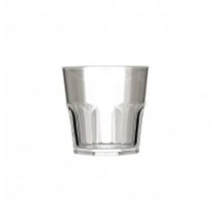 ΠΟΤΗΡΙ ΠΛΑΣΤΙΚΟ PS ΟΥΙΣΚΗ ΔΙΑΦΑΝΟ 240ML