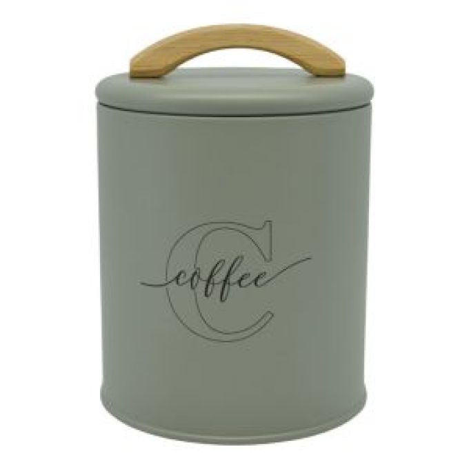 ΒΑΖΑΚΙ COFFEE ΜΕΤΑΛΛΙΚΟ ΛΑΔΙ ΜΕ ΞΥΛ. ΛΑΒΗ (11x11x15)