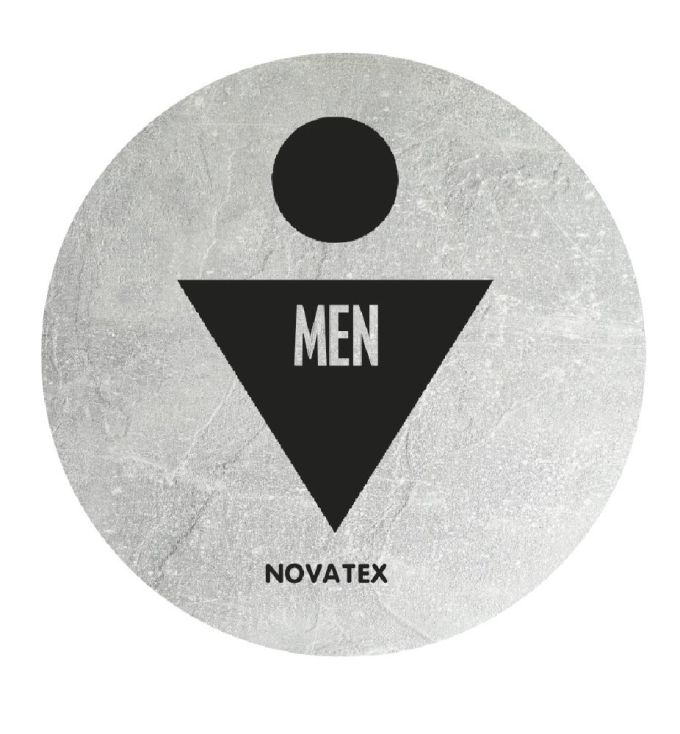 ΣΗΜΑ ALU “MEN” Φ10CM