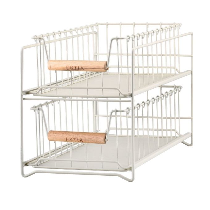 ΚΑΛΑΘΙ ΜΕΤΑΛΛ. ΣΥΡΤ. ΔΙΩΡΟΦΟ ALLURE ΜΠΕΖ 20.7X36.5X25CM