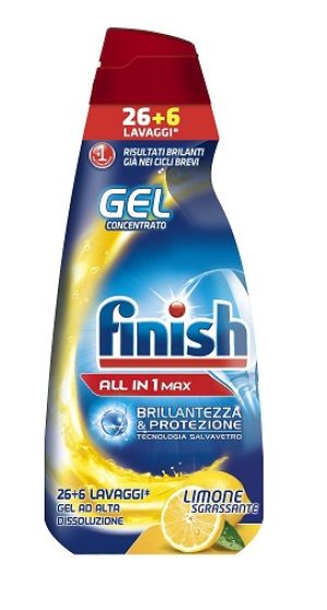 ΥΓΡΟ FINISH ΠΛΥΝ-ΙΟΥ ΠΙΑΤΩΝ GEL ΛΕΜΟΝΙ 650ML X7ΚΙΒ.