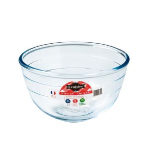 ΜΠΩΛ ΠΥΡΑΝΤΟΧΟ PYREX ΓΥΑΛΙΝΟ ΑΝΑΜΕΙΞΗΣ 1LT CUISINE