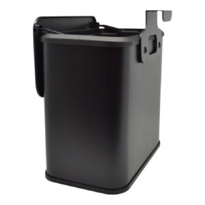 ΚΟΥΒΑΔΑΚΙ ΑΧΡΗΣΤΩΝ ΙΝΟΧ ΚΡΕΜΑΣΤΟ 5LT. ΜΑΥΡΟ (25X15,1X24,7)